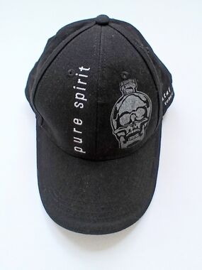 Crystal Head Vodka Pure Spirit Skull Adult Baseball Hat Dan Aykroyd Black
